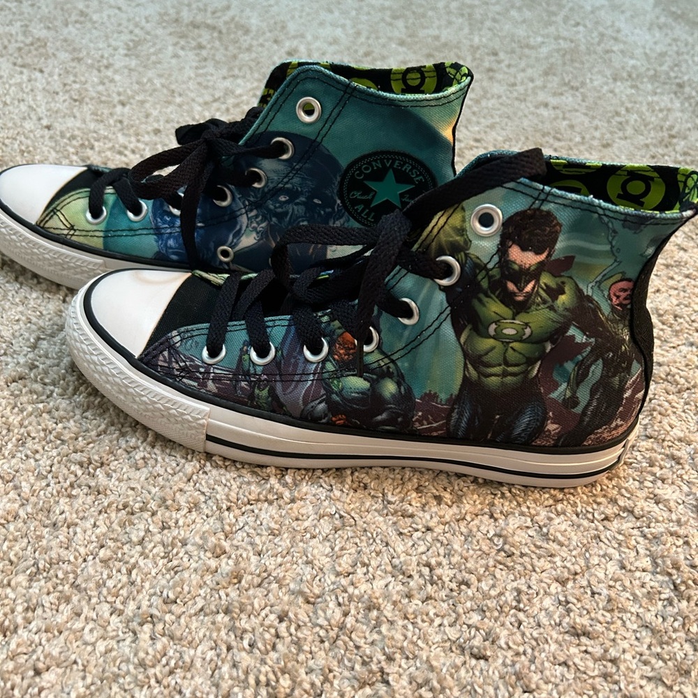 Converse DC Green Lantern Hi-top Sneakers - Picture 5 of 6